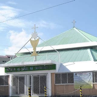 Mass Schedule of Banal na Sakramento Parish, Quezon City.